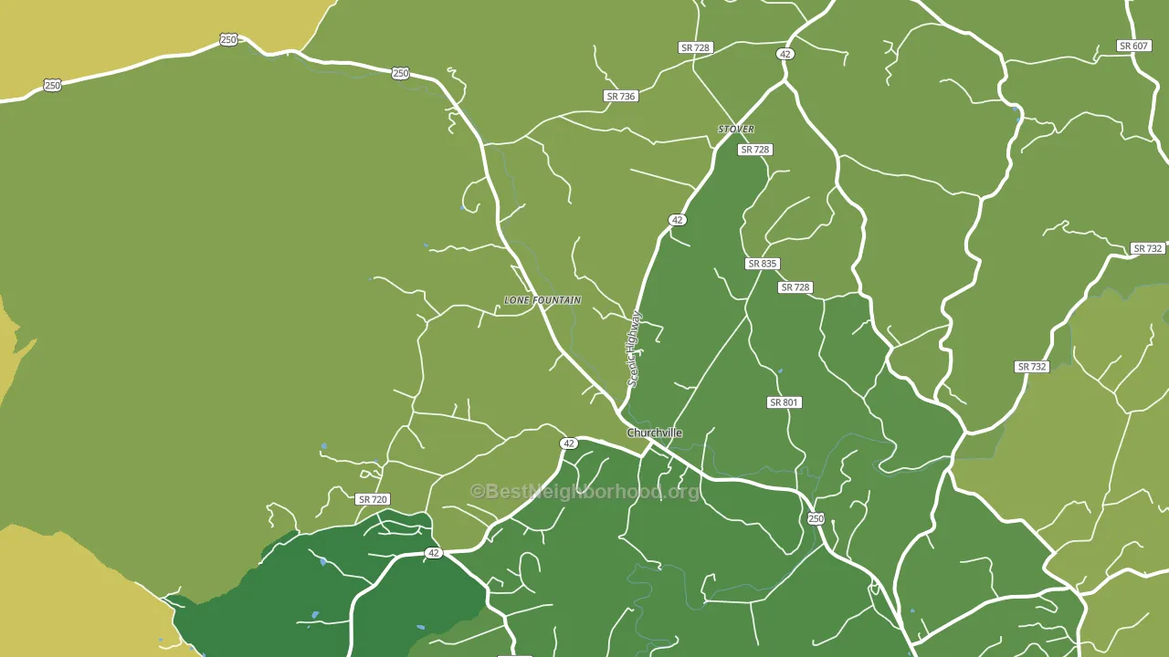 24421, VA block-group voter-turnout map