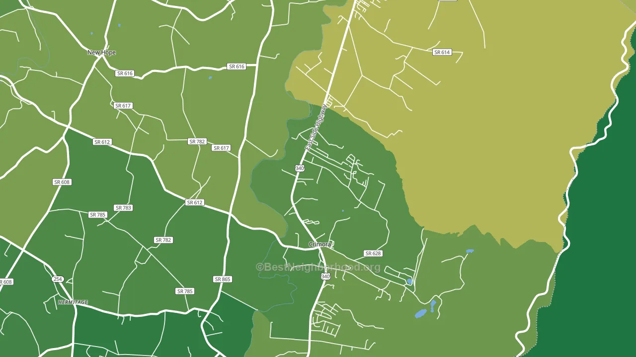 24431, VA block-group voter-turnout map