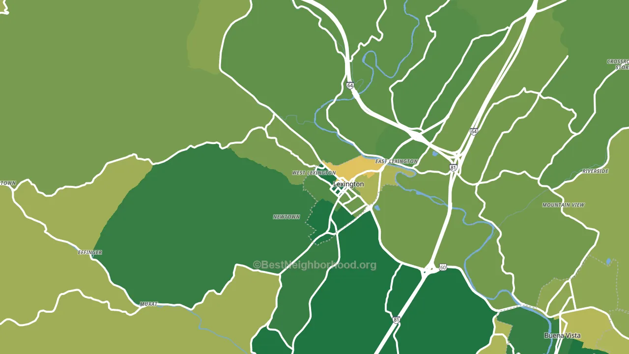 24450, VA block-group voter-turnout map