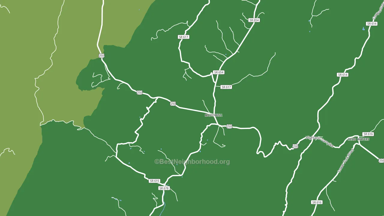 24458, VA block-group voter-turnout map