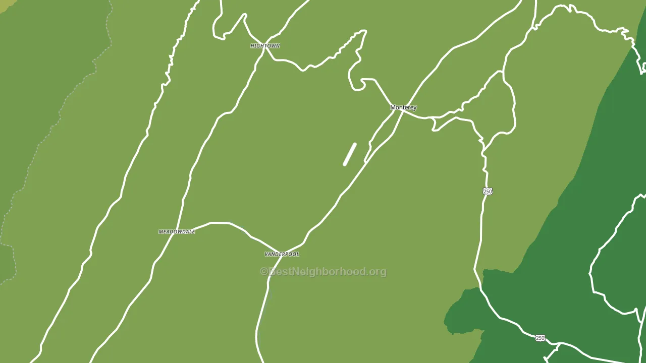 24465, VA block-group voter-turnout map