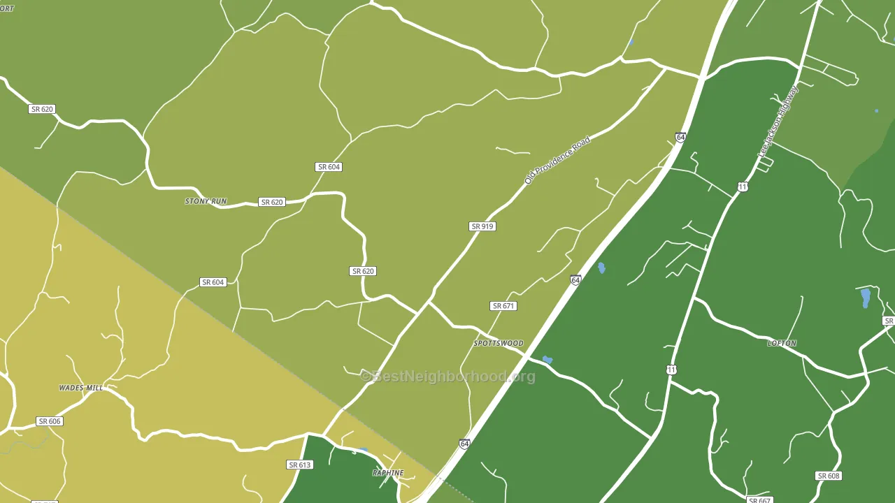 24476, VA block-group voter-turnout map