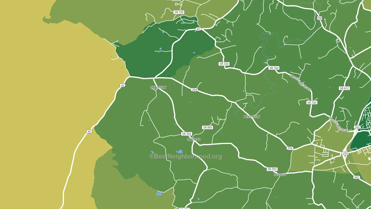 24479, VA block-group voter-turnout map