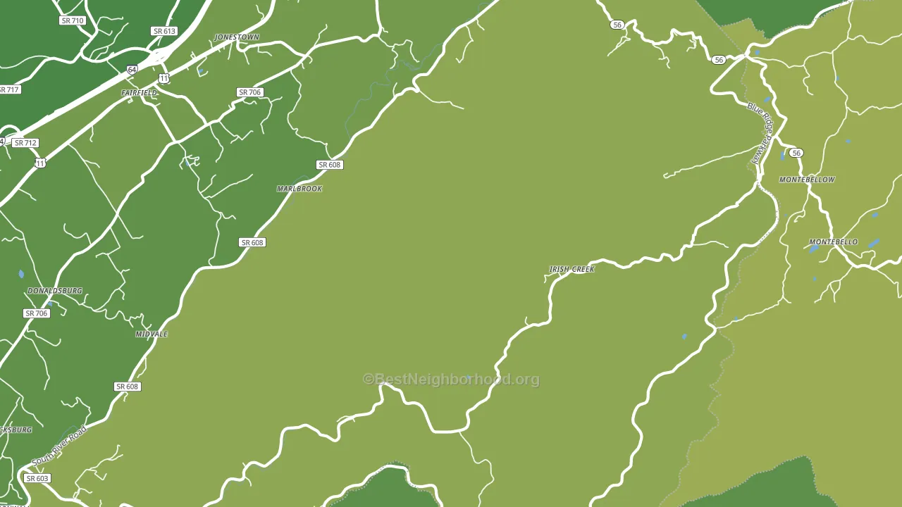 24483, VA block-group voter-turnout map