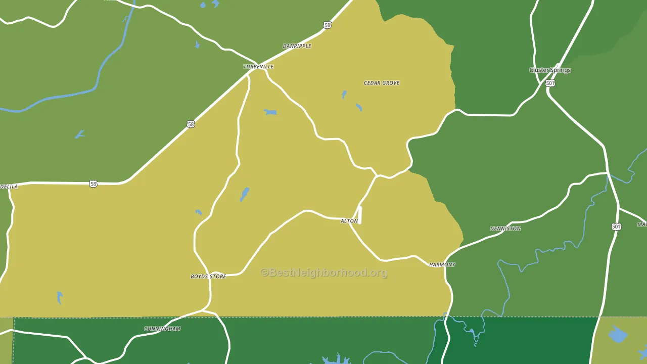 24520, VA block-group voter-turnout map
