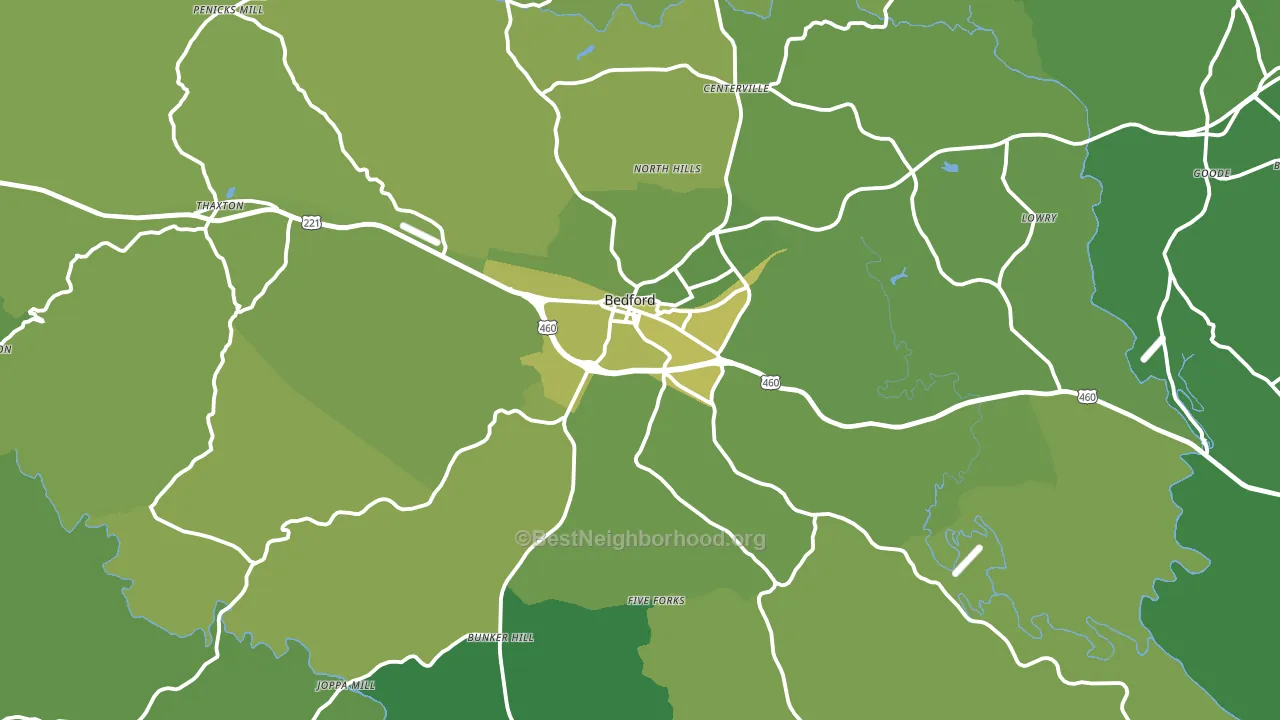 24523, VA block-group voter-turnout map
