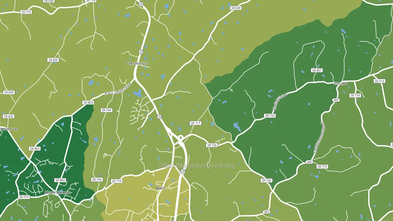 24527, VA block-group voter-turnout map
