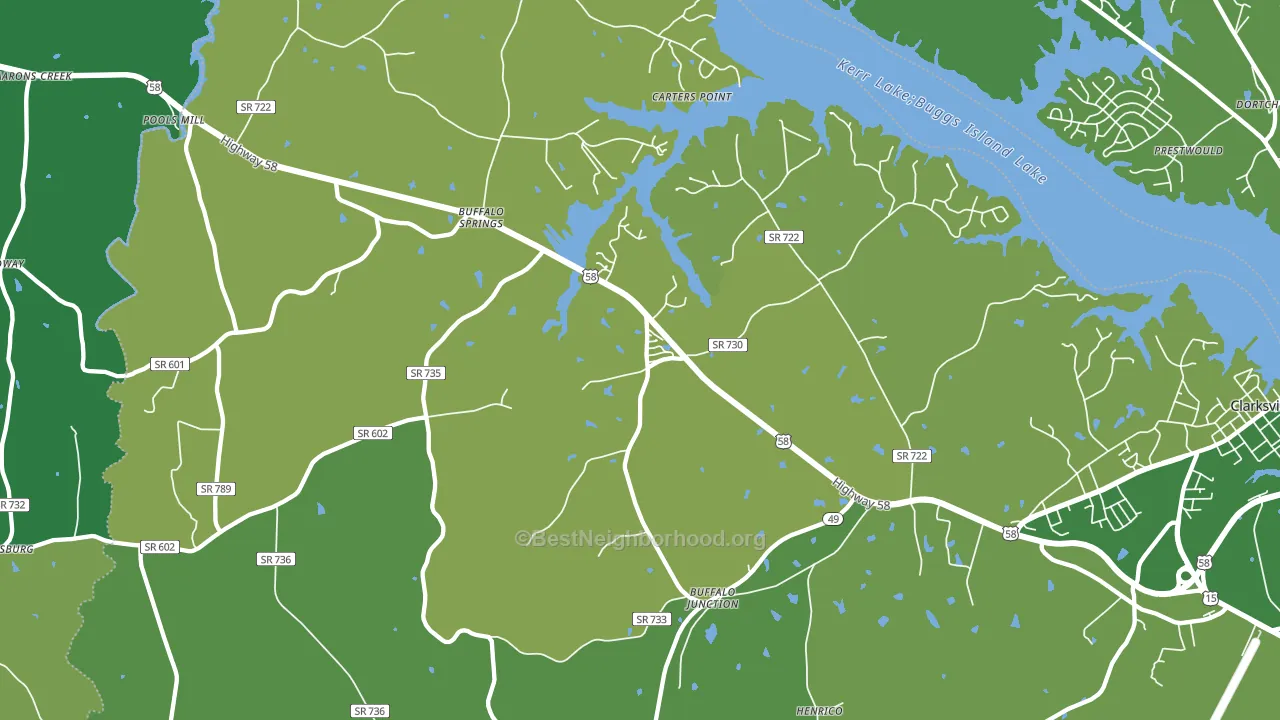 24529, VA block-group voter-turnout map