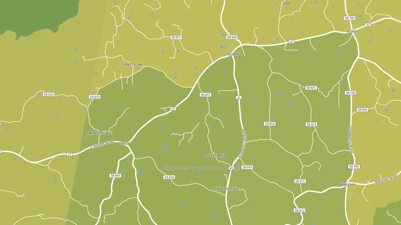 24530, VA block-group voter-turnout map