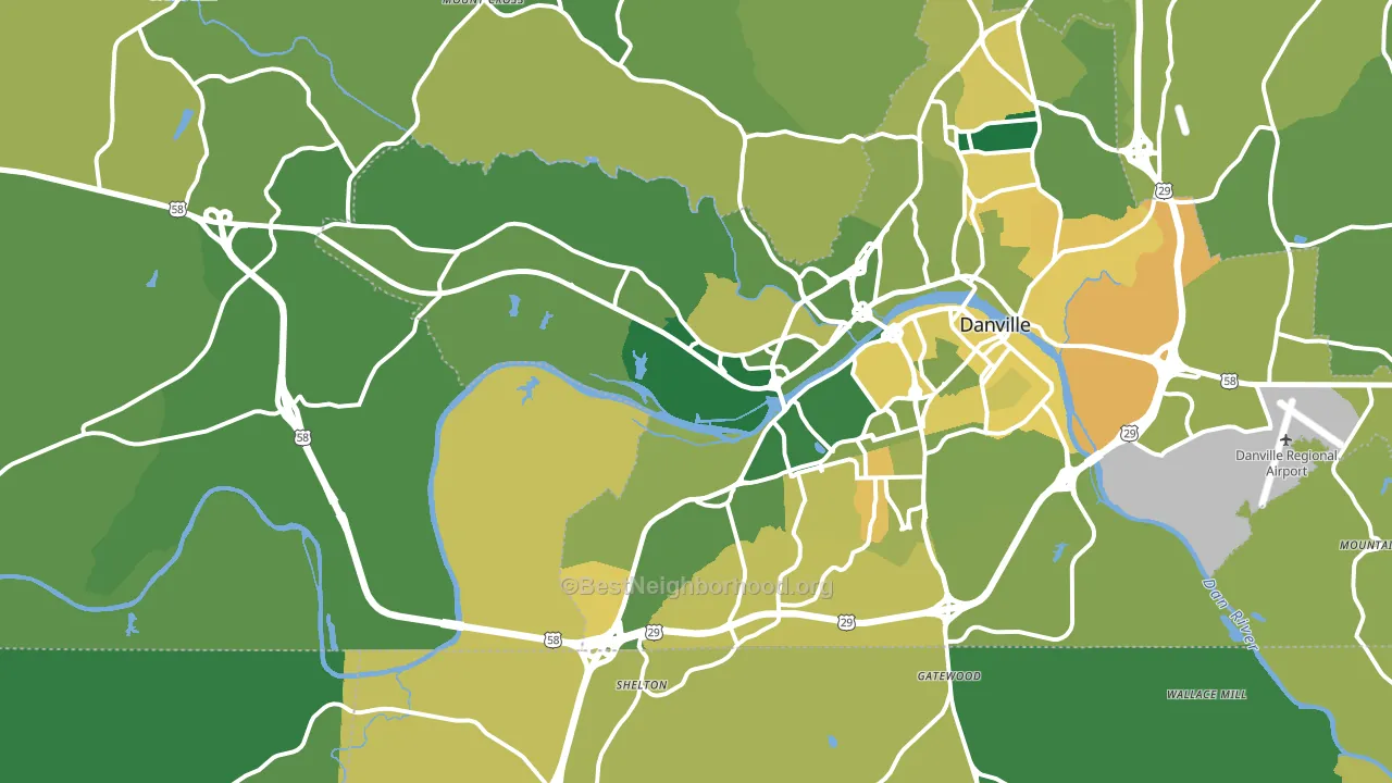 24541, VA block-group voter-turnout map