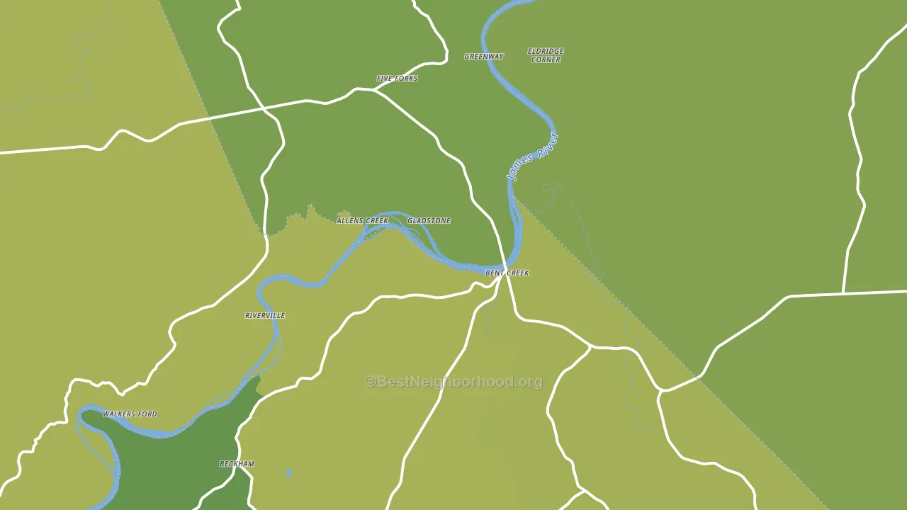 24553, VA block-group voter-turnout map