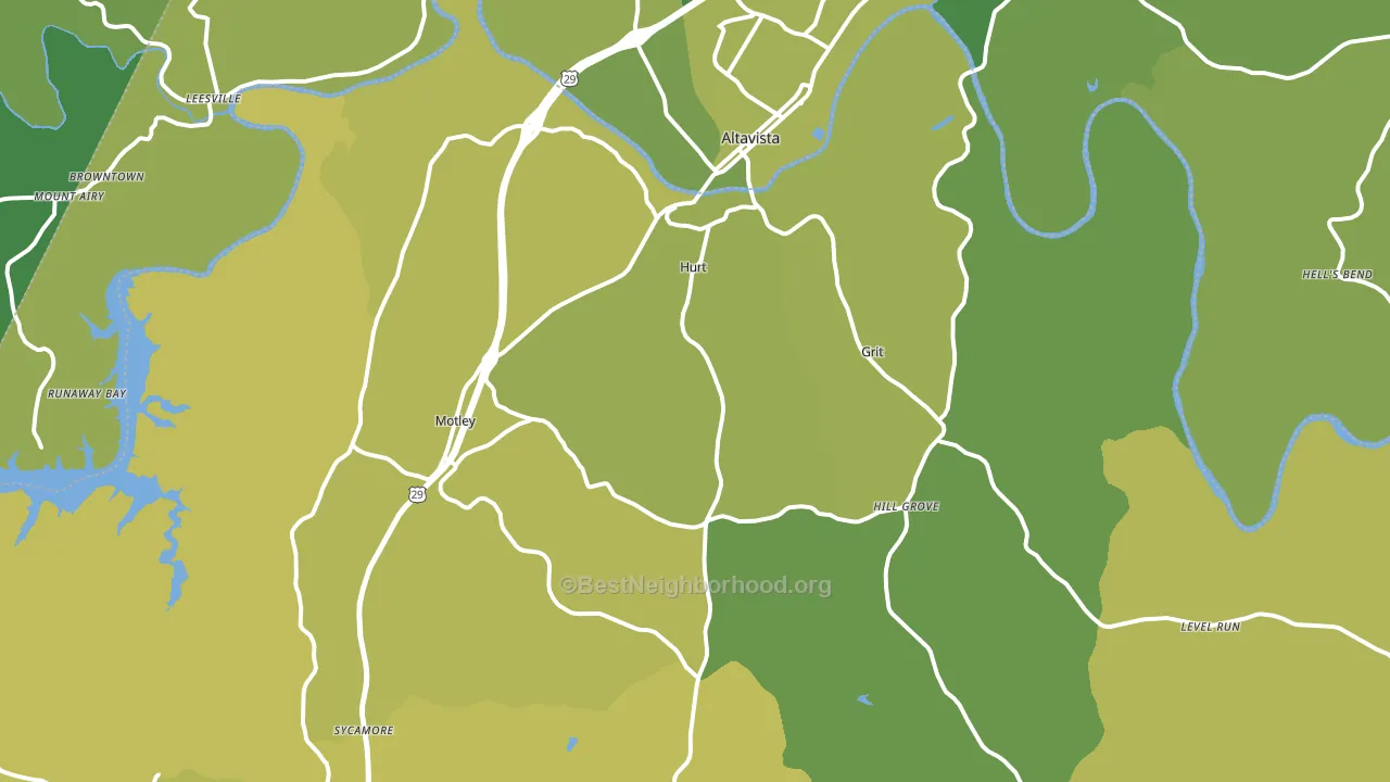 24563, VA block-group voter-turnout map
