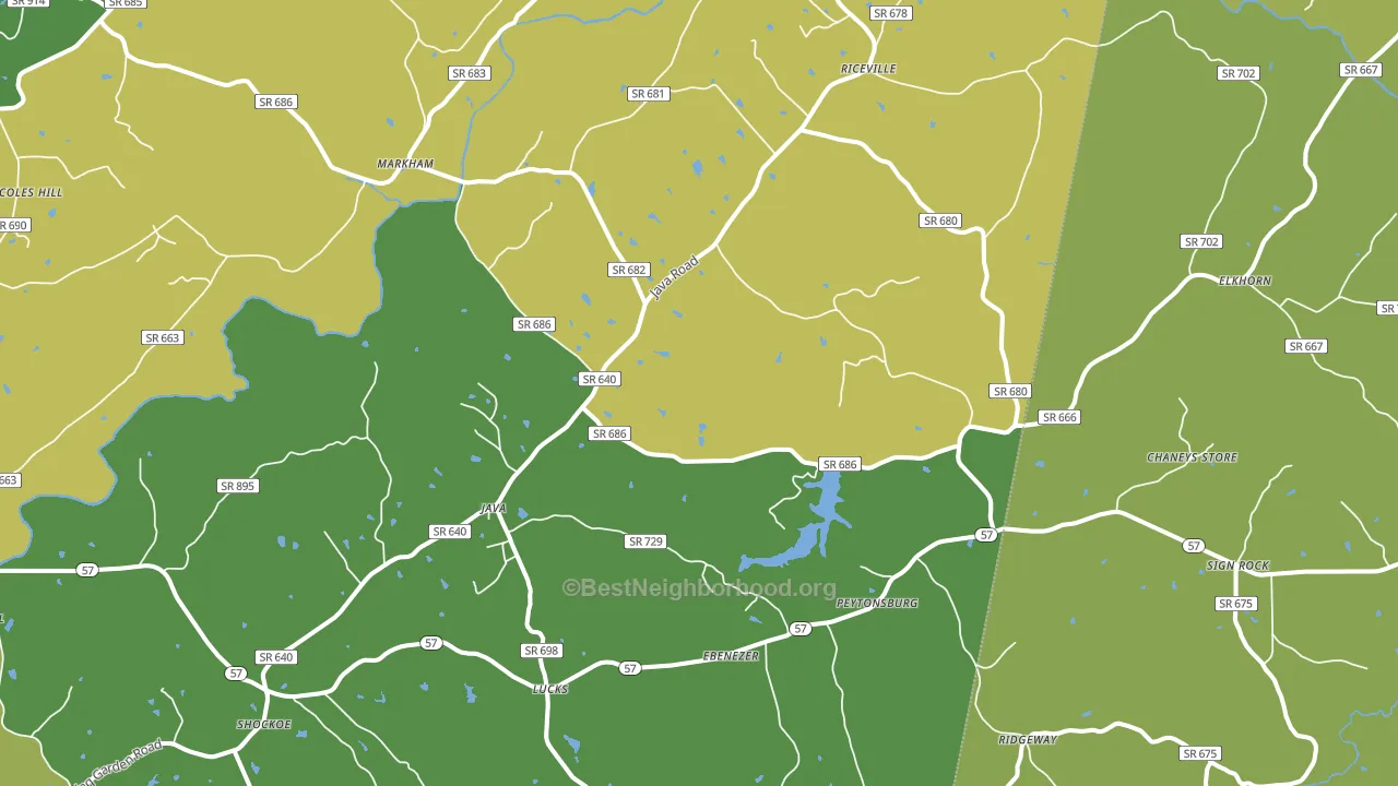 24565, VA block-group voter-turnout map
