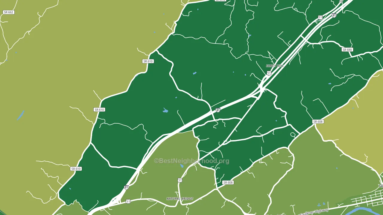 24578, VA block-group voter-turnout map