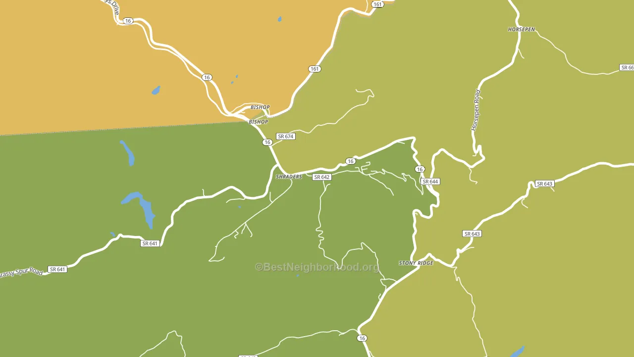 24604, VA block-group voter-turnout map