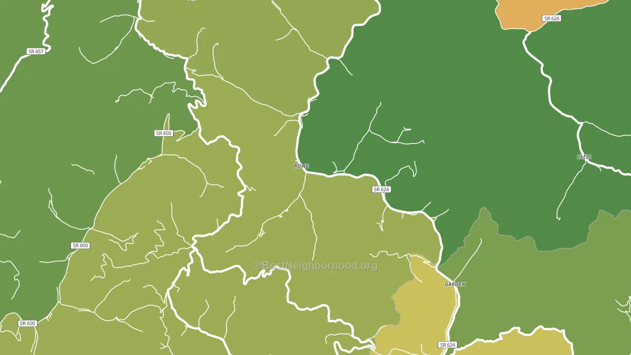 24646, VA block-group voter-turnout map