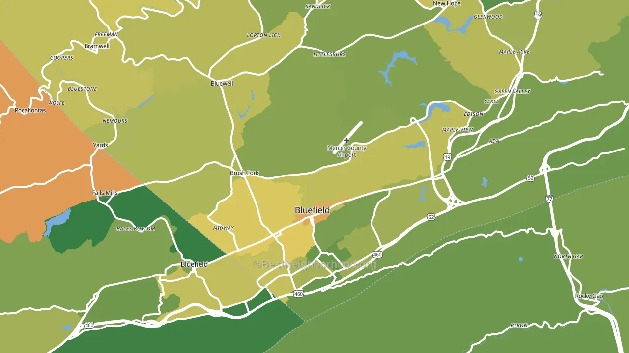 24701, WV block-group voter-turnout map