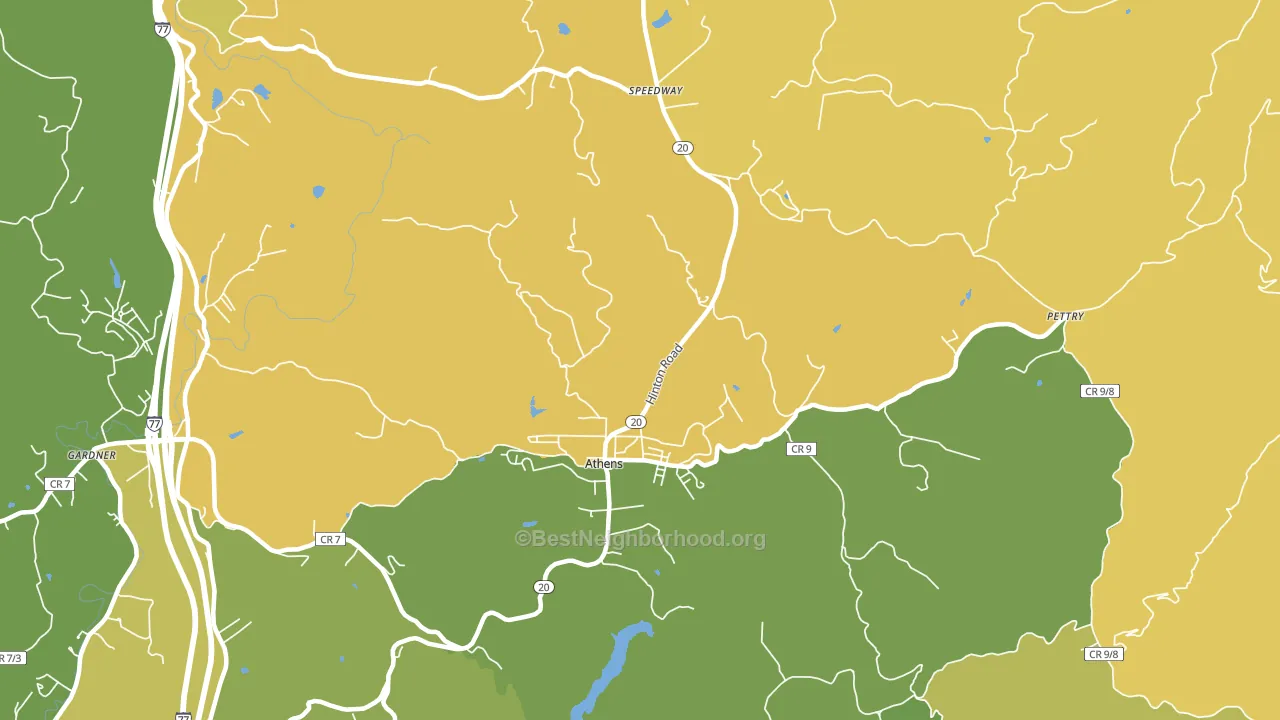24712, WV block-group voter-turnout map