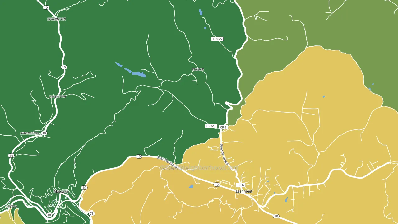 24733, WV block-group voter-turnout map