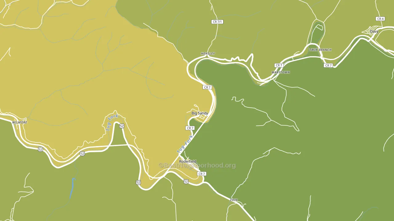 24816, WV block-group voter-turnout map