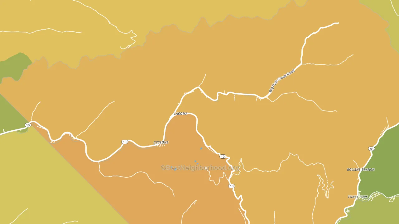 24827, WV block-group voter-turnout map