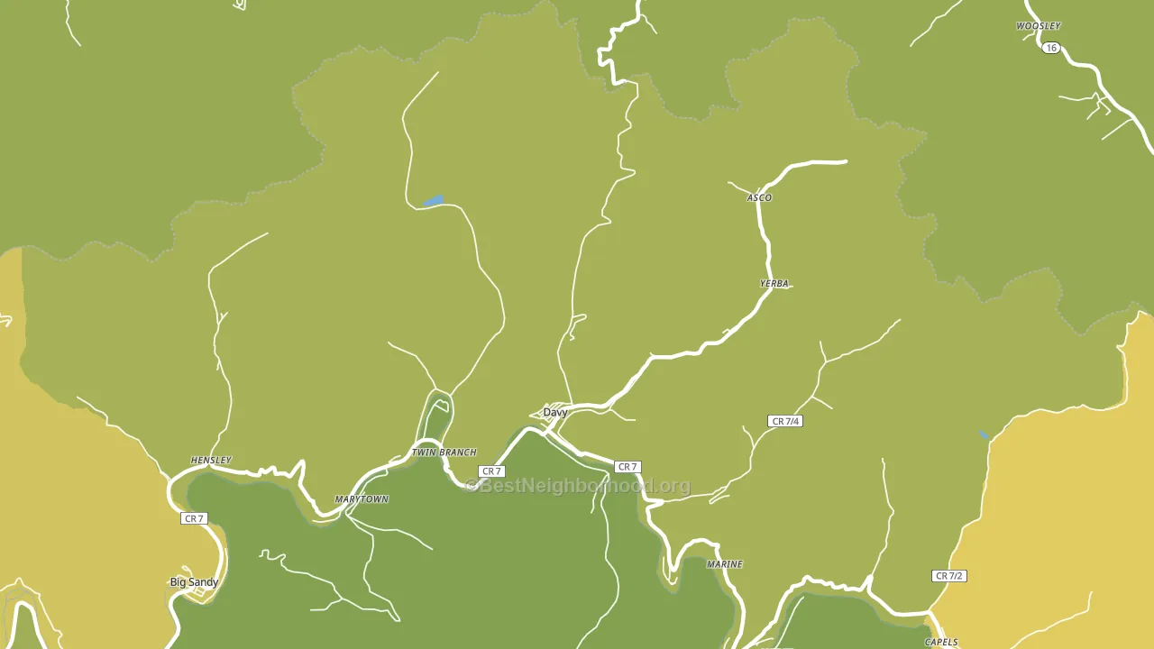 24828, WV block-group voter-turnout map