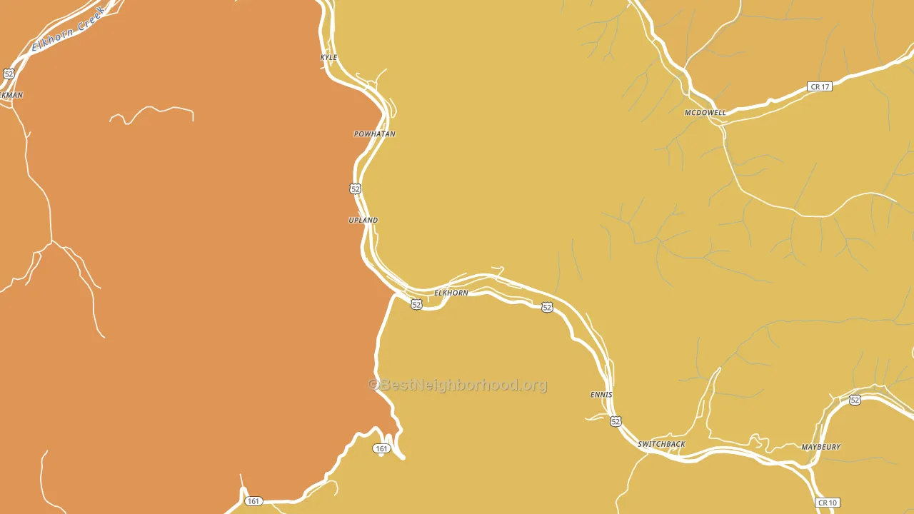 24831, WV block-group voter-turnout map