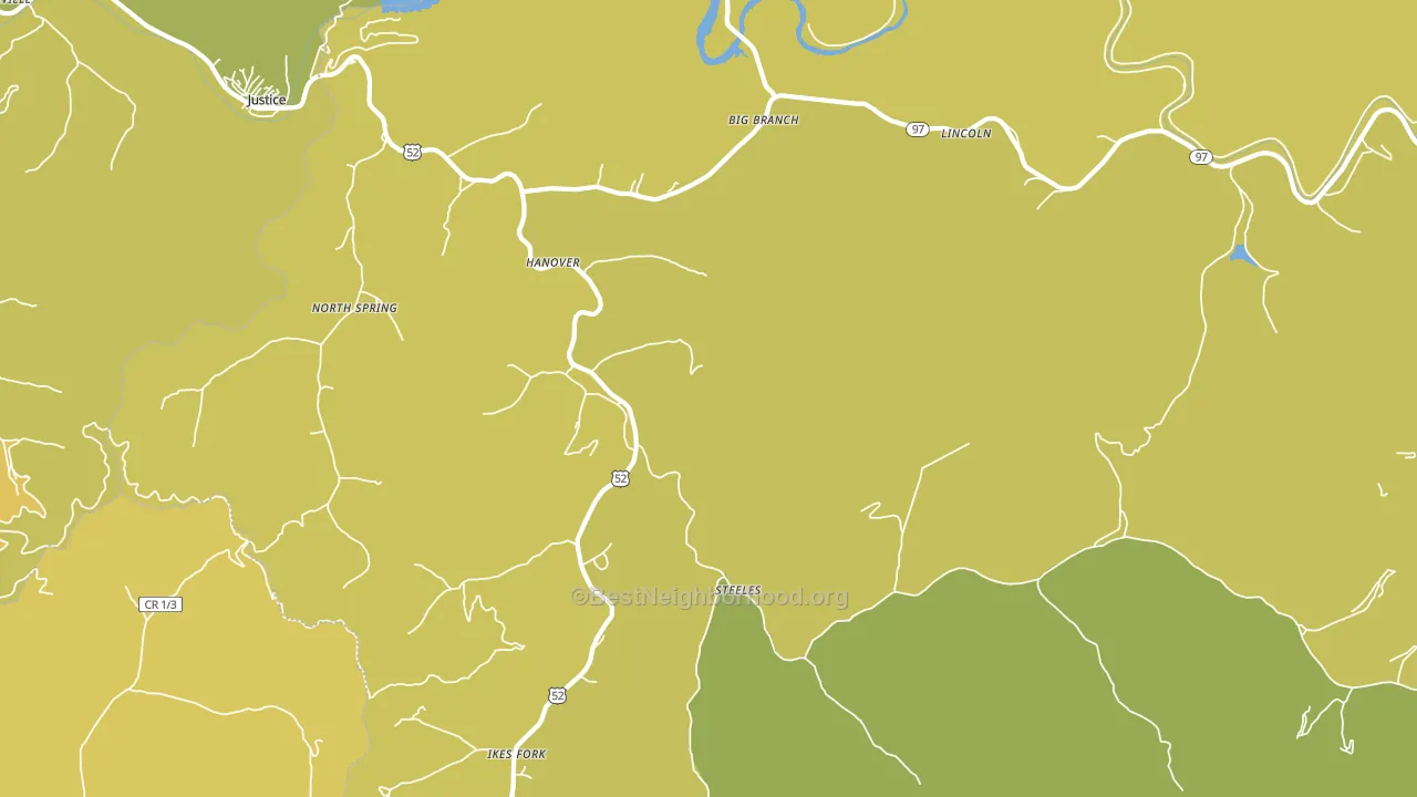 24839, WV block-group voter-turnout map