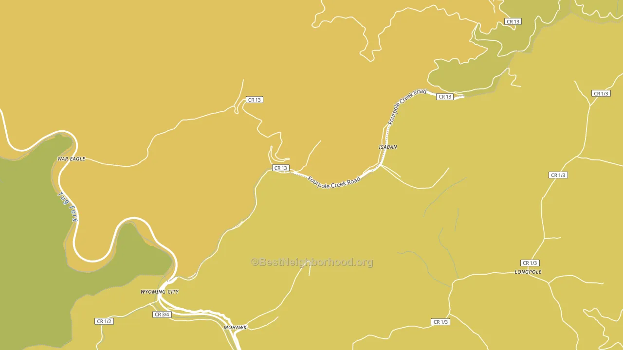 24846, WV block-group voter-turnout map