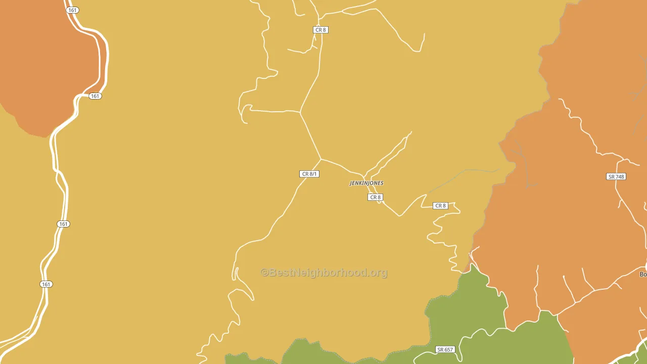 24848, WV block-group voter-turnout map
