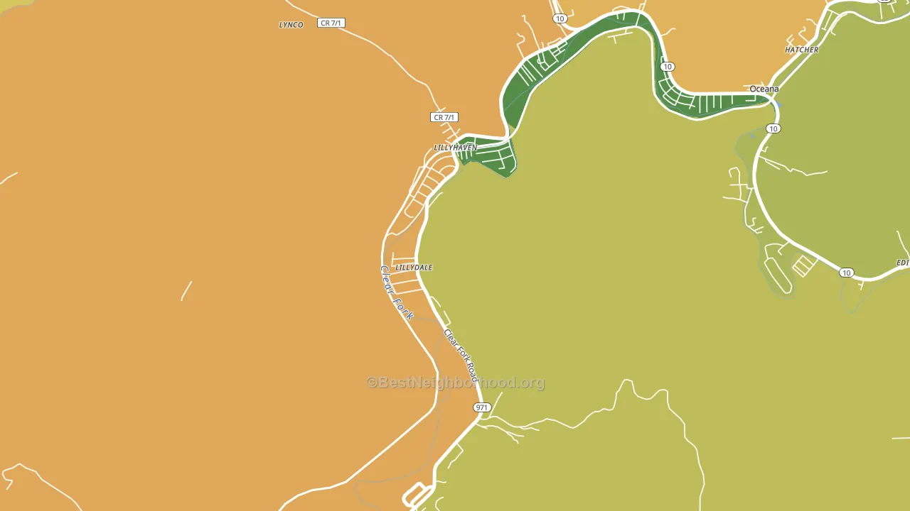 24857, WV block-group voter-turnout map