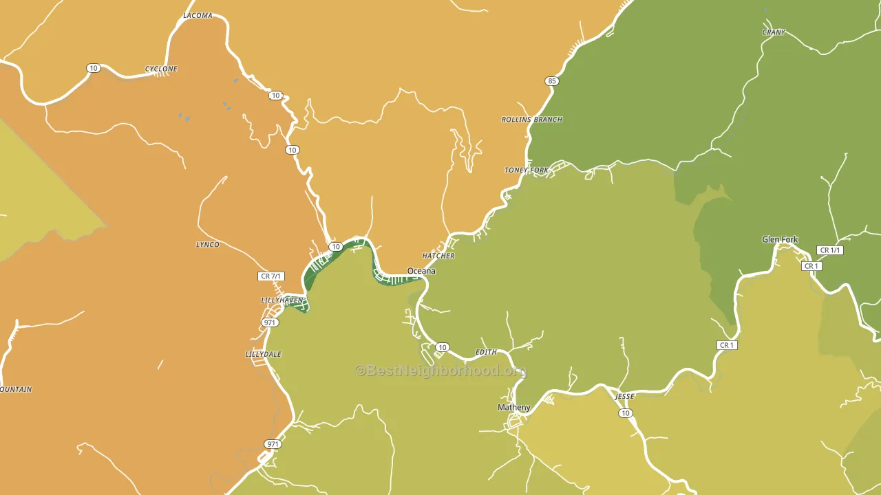 24870, WV block-group voter-turnout map