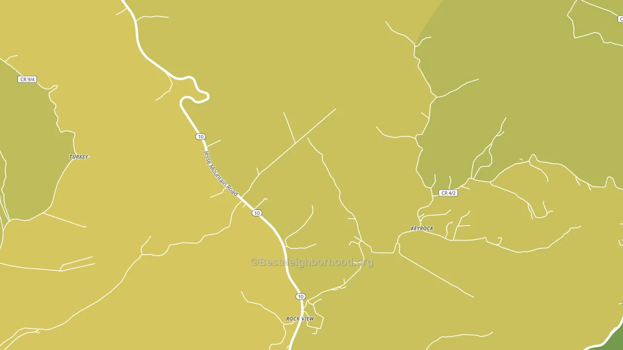 24880, WV block-group voter-turnout map