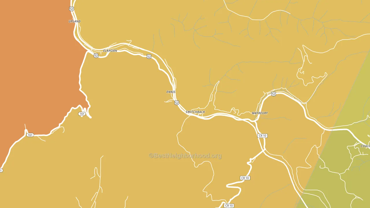 24887, WV block-group voter-turnout map