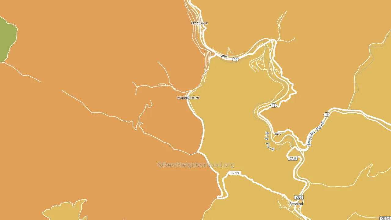 24894, WV block-group voter-turnout map