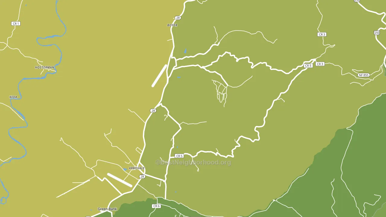 24915, WV block-group voter-turnout map