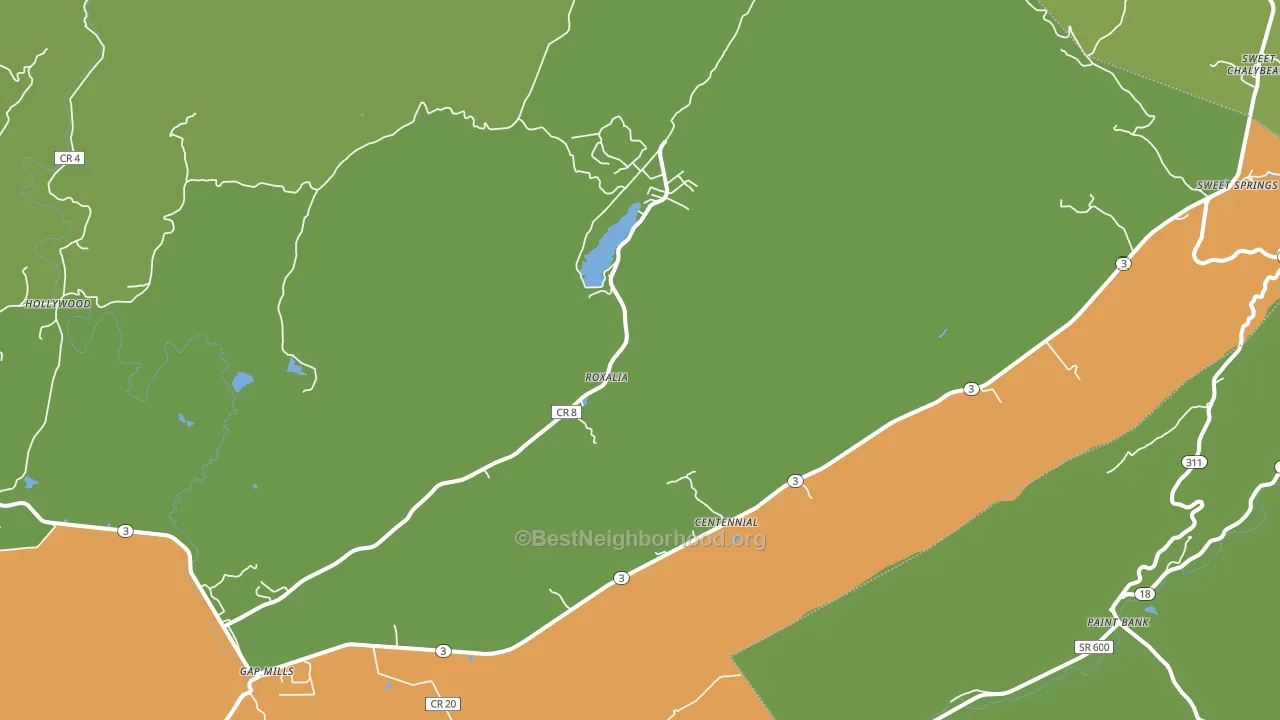 24941, WV block-group voter-turnout map