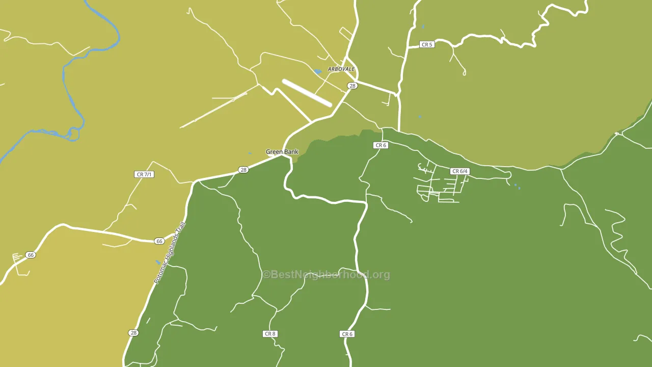 24944, WV block-group voter-turnout map