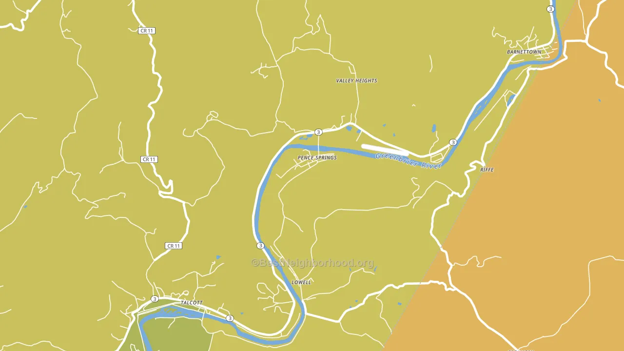 24962, WV block-group voter-turnout map