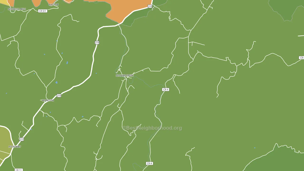 24974, WV block-group voter-turnout map