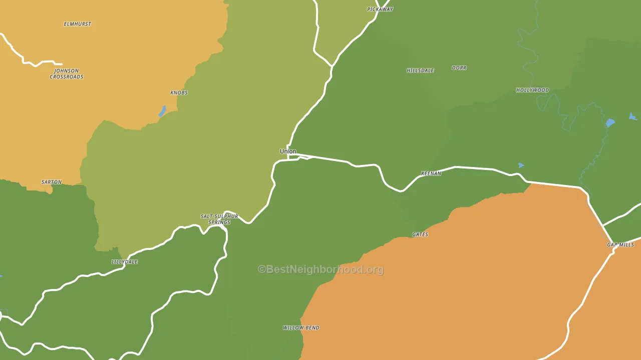 24983, WV block-group voter-turnout map