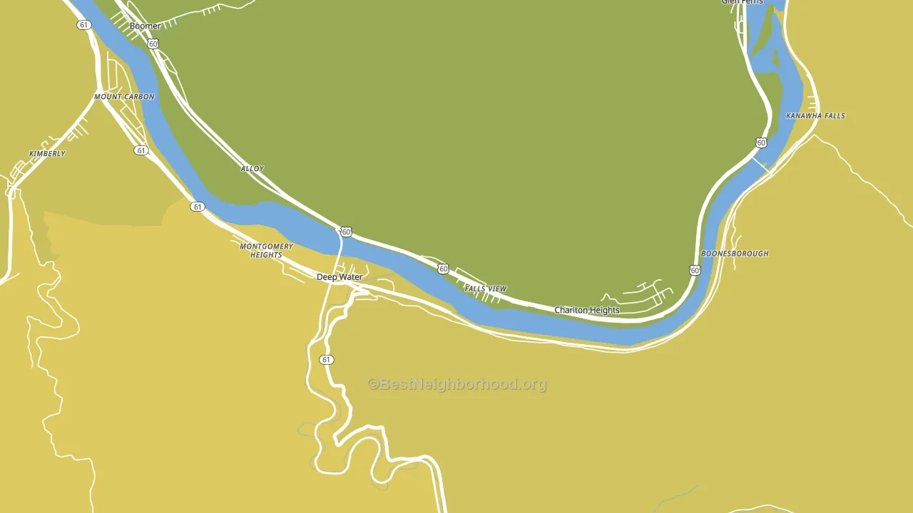25002, WV block-group voter-turnout map