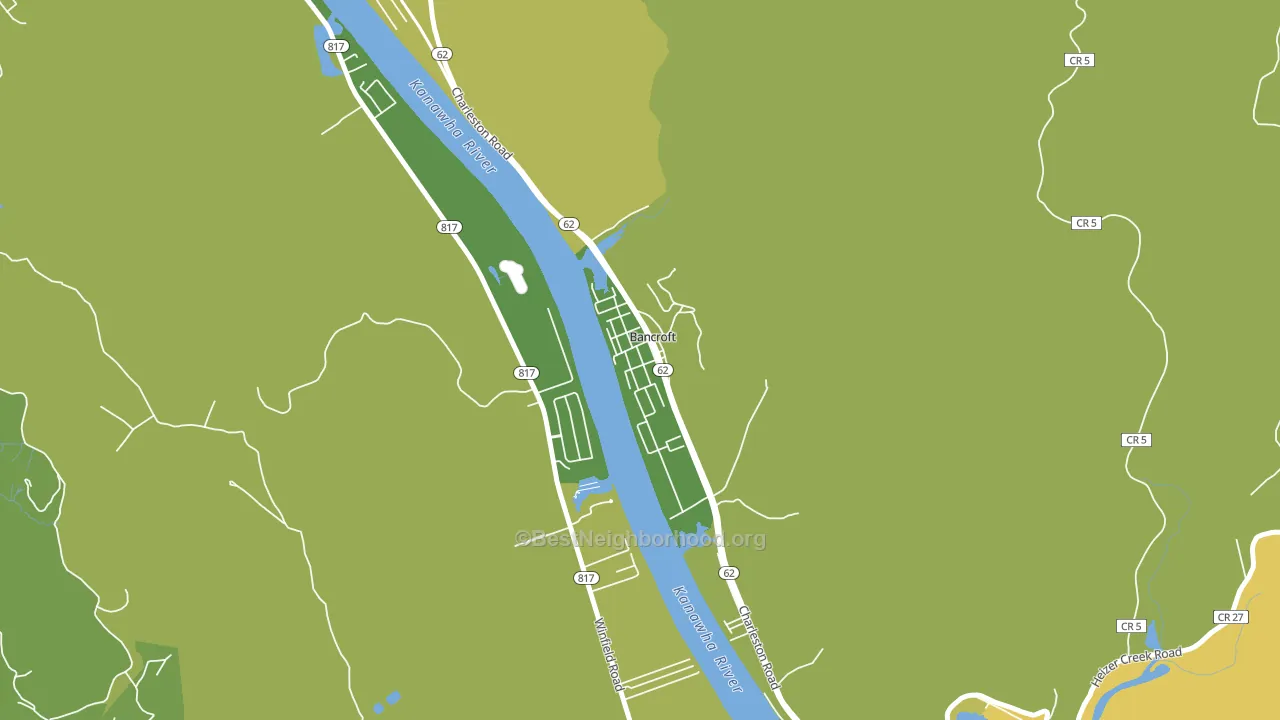 25011, WV block-group voter-turnout map