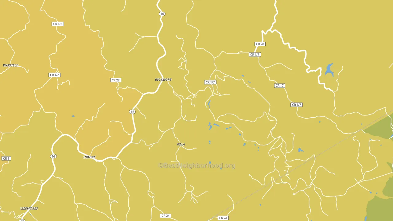 25019, WV block-group voter-turnout map