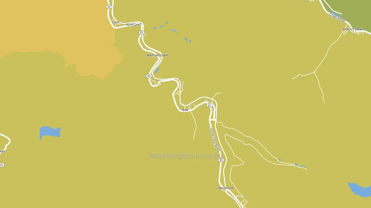 25021, WV block-group voter-turnout map
