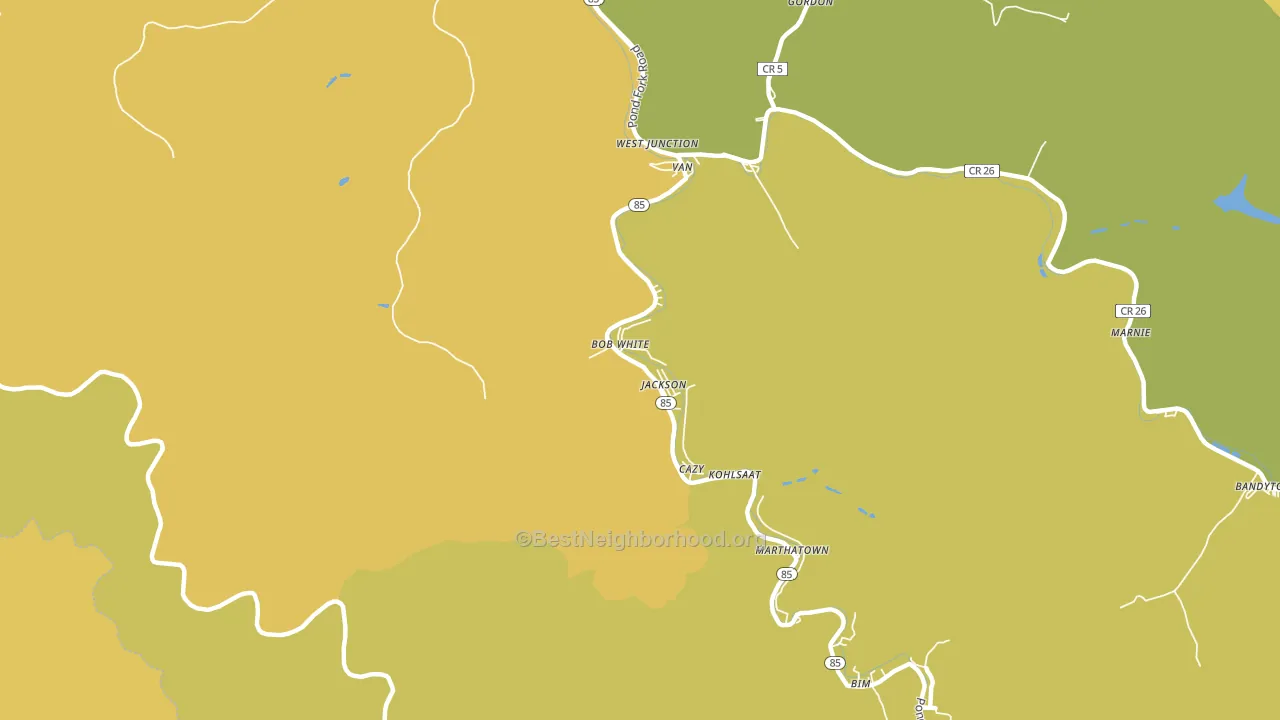 25028, WV block-group voter-turnout map