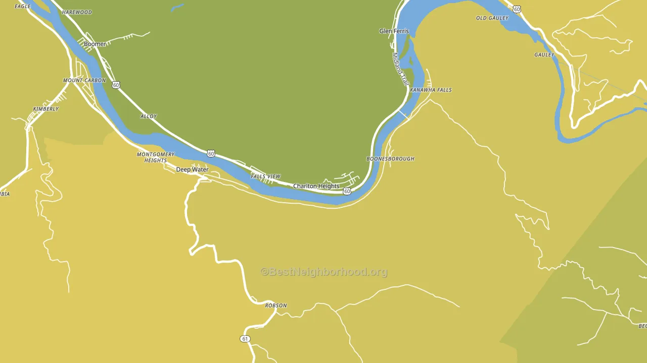 25040, WV block-group voter-turnout map