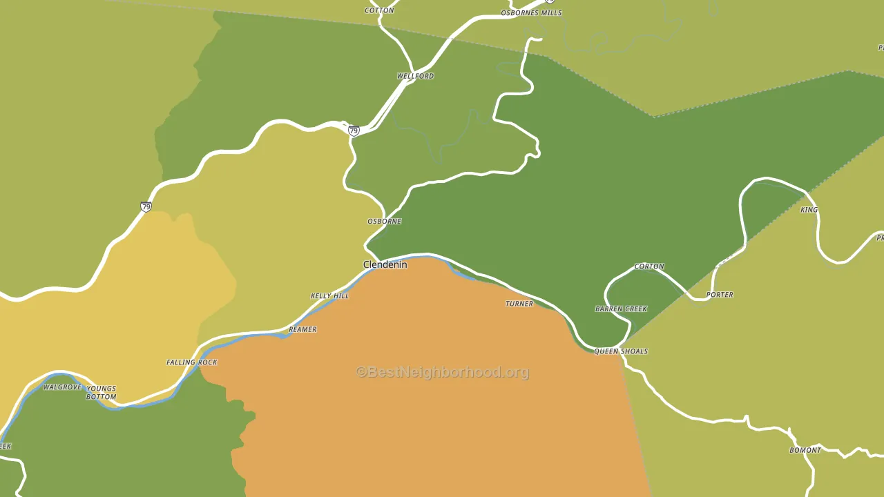 25045, WV block-group voter-turnout map