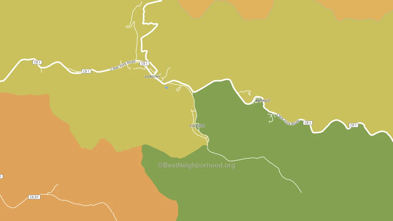25048, WV block-group voter-turnout map