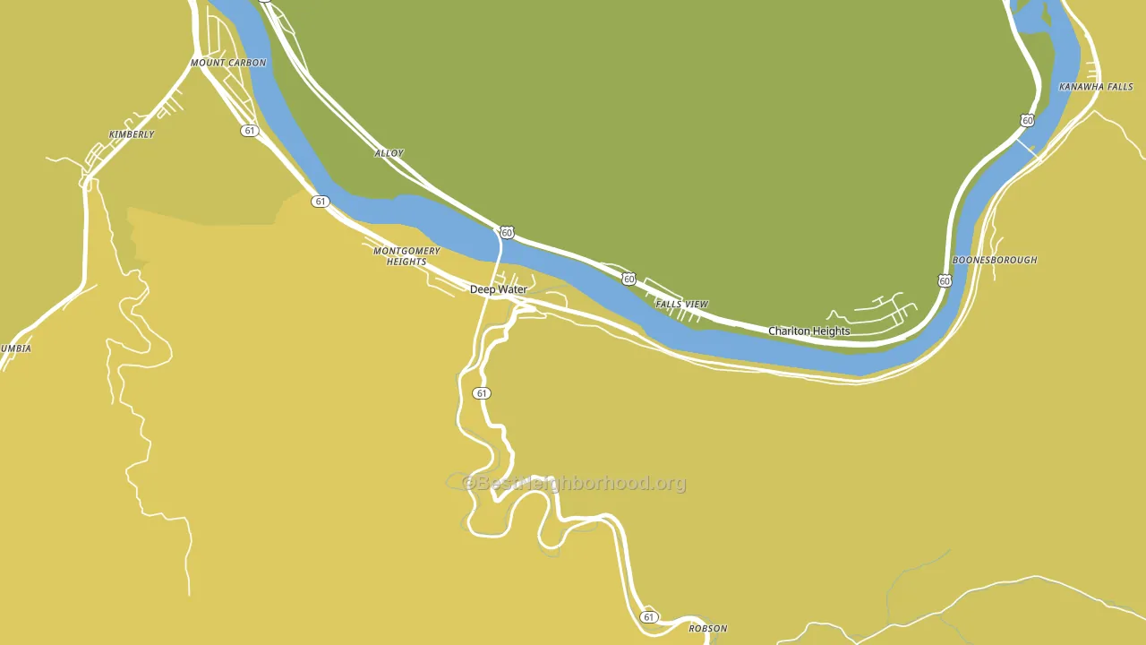 25057, WV block-group voter-turnout map
